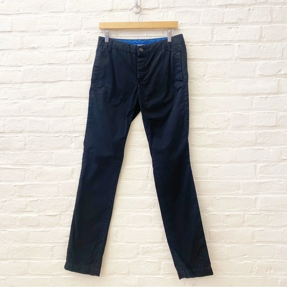 Acne || Gin Chino‎ Pants Slacks in Deep Black 27